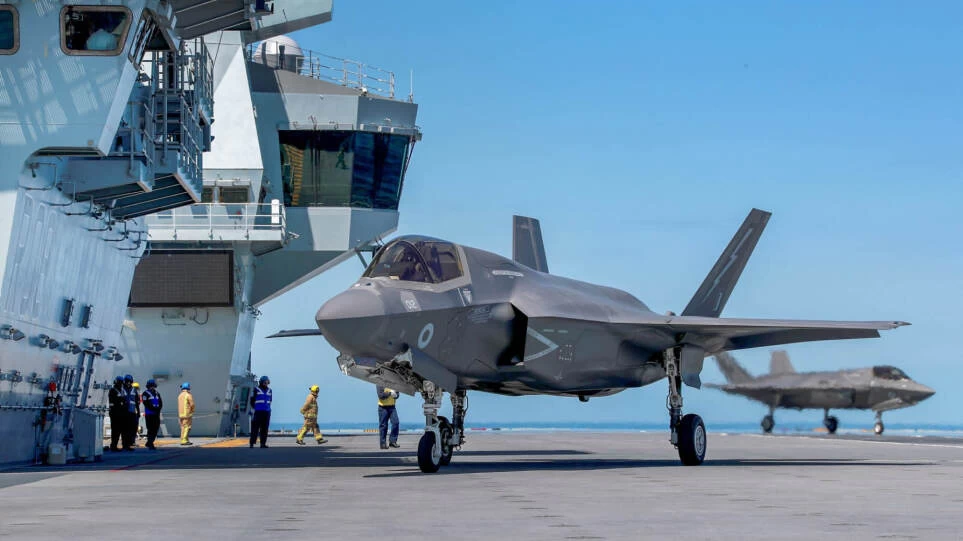 Εντοπίστηκε το βρετανικό αεροσκάφος F-35 που έπεσε στη Μεσόγειο